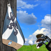 Patriotic Scottish Flag Golf Handtuch mit Monogram