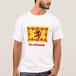 Patriotic Scottish Flag & Rampant Lion, Schottland T-Shirt