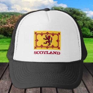 Patriotic Scottish Flag & Rampant Lion, Schottland Truckerkappe