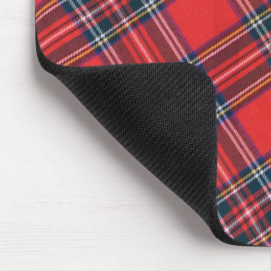Patriotic Scottish Royal Clan Stewart Kariert Tart Mousepad (Ecke)