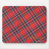 Patriotic Scottish Royal Clan Stewart Kariert Tart Mousepad (Vorne)