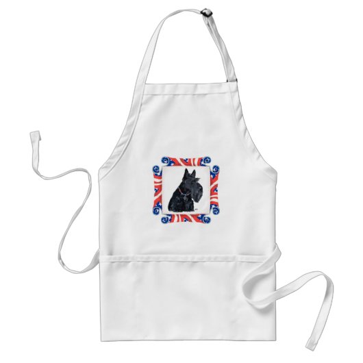 Patriotic Scottish Terrier Schürze (Vorne)