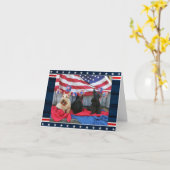 Patriotic Scotts Note Card Karte (Gelbe Blume)