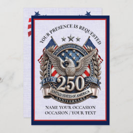 Patriotic Semiquintennial Einladung