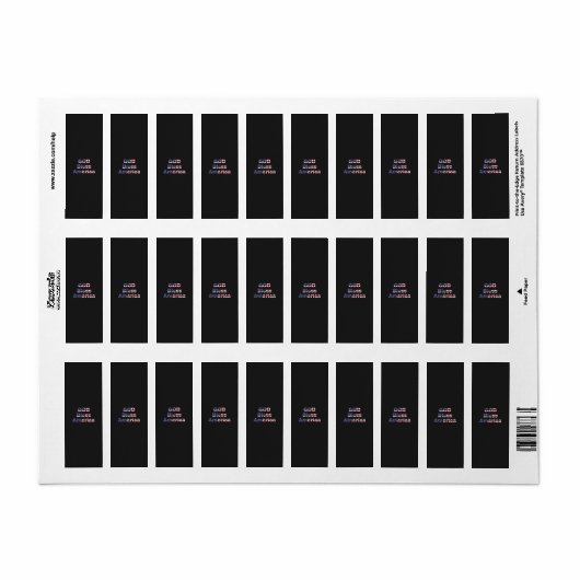 Patriotic Sentinel Return Address Labels - Bold (Vorne)