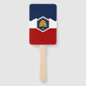 Patriotic set of hand fans with flag of Utah Fächer (Rückseite)