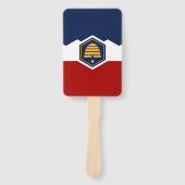 Patriotic set of hand fans with flag of Utah Fächer (Vorderseite)