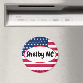 Patriotic Shelby NC Kühlschrank Magnet (In Situ (Geschirrspüler))