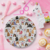 Patriotic Sheltie Shetland Sheepdog Paper Teller (Party)