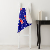 Patriotic Sherpa Blanket mit australischer Flagge Sherpadecke (Beispiel)