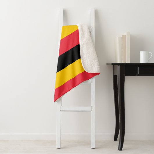 Patriotic Sherpa Blanket mit belgischer Flagge Sherpadecke (Beispiel)