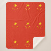 Patriotic Sherpa Blanket mit China Sherpadecke (Vorderseite)