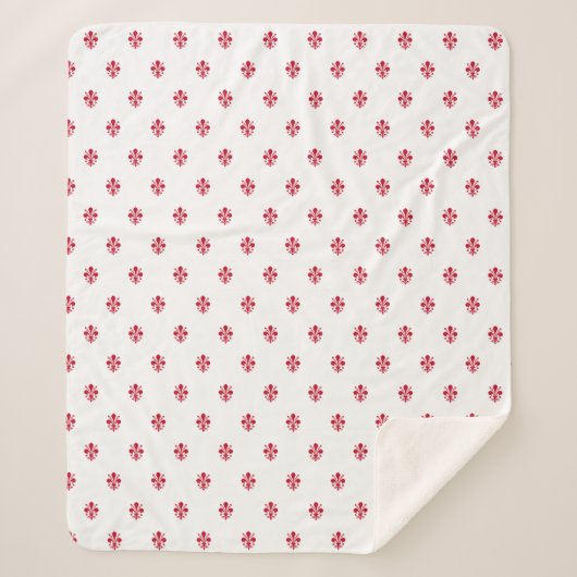 Patriotic Sherpa Blanket mit der Fahne von Florenz Sherpadecke (Vorderseite)