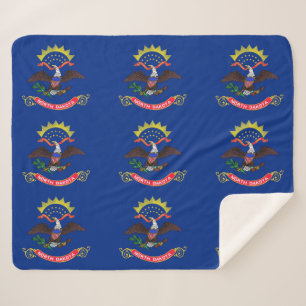 Patriotic Sherpa Blanket mit der Flagge von North Sherpadecke