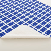 Patriotic Sherpa Blanket mit der Flagge von Quebec Sherpadecke (3/4)