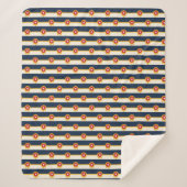 Patriotic Sherpa Blanket mit der Flagge von Tulsa  Sherpadecke (Vorderseite)