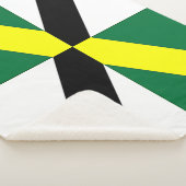 Patriotic Sherpa Blanket mit Fahne von Monterey Sherpadecke (3/4)