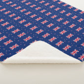 Patriotic Sherpa Blanket mit Flagge Neuseelands Sherpadecke (3/4)