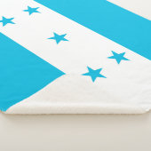 Patriotic Sherpa Blanket mit Honduras-Flagge Sherpadecke (3/4)