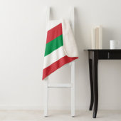 Patriotic Sherpa Blanket mit italienischer Flagge Sherpadecke (Beispiel)