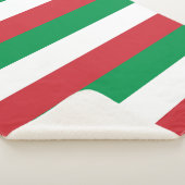 Patriotic Sherpa Blanket mit italienischer Flagge Sherpadecke (3/4)