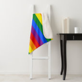 Patriotic Sherpa Blanket mit LGBT-Prix-Flagge Sherpadecke (Beispiel)