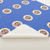 Patriotic Sherpa Blanket mit Minnesota-Flagge Sherpadecke (3/4)