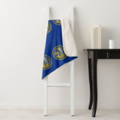 Patriotic Sherpa Blanket mit Nebraska-Flagge Sherpadecke (Beispiel)