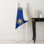 Patriotic Sherpa Blanket mit neuer Hampshire-Flagg Sherpadecke (Beispiel)