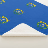 Patriotic Sherpa Blanket mit Nevada-Flagge Sherpadecke (3/4)