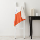 Patriotic Sherpa Blanket mit New Yorker Stadtflagg Sherpadecke (Beispiel)