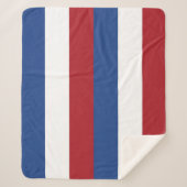 Patriotic Sherpa Blanket mit niederländischer Flag Sherpadecke (Vorderseite)