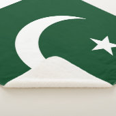 Patriotic Sherpa Blanket mit pakistanischer Flagge Sherpadecke (3/4)
