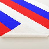 Patriotic Sherpa Blanket mit Russland-Flagge Sherpadecke (3/4)
