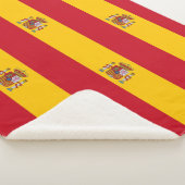 Patriotic Sherpa Blanket mit spanischer Flagge Sherpadecke (3/4)