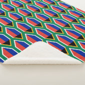 Patriotic Sherpa Blanket mit südafrikanischer Flag Sherpadecke (3/4)