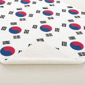 Patriotic Sherpa Blanket mit Südkorea-Flagge Sherpadecke (3/4)