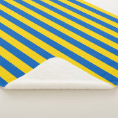 Patriotic Sherpa Blanket mit ukrainischer Flagge Sherpadecke (3/4)