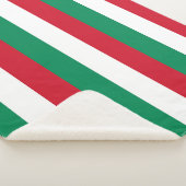 Patriotic Sherpa Blanket mit ungarischer Flagge Sherpadecke (3/4)