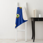 Patriotic Sherpa Blanket mit Vermont-Flagge Sherpadecke (Beispiel)