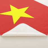 Patriotic Sherpa Blanket mit Vietnam-Flagge Sherpadecke (3/4)