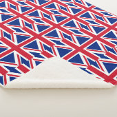 Patriotic Sherpa Blanket unter der Flagge des Vere Sherpadecke (3/4)