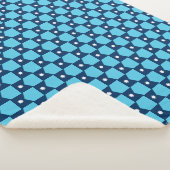 Patriotic Sherpa Blanket with flag of Minnesota Sherpadecke (3/4)