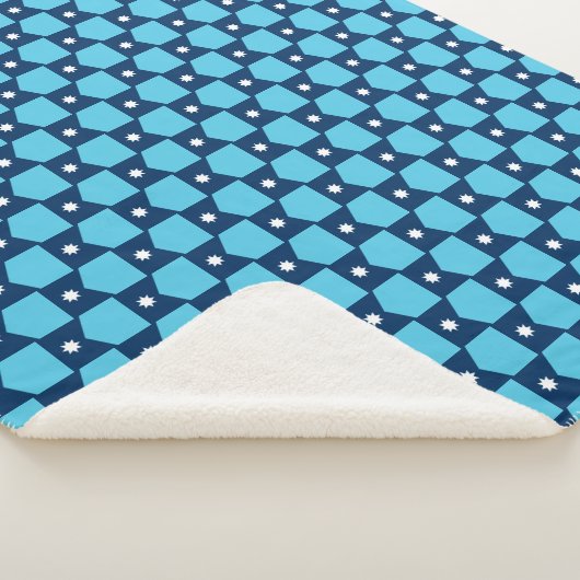 Patriotic Sherpa Blanket with flag of Minnesota Sherpadecke (3/4)