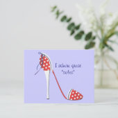 Patriotic Shoe Postkarte (Stehend Vorderseite)