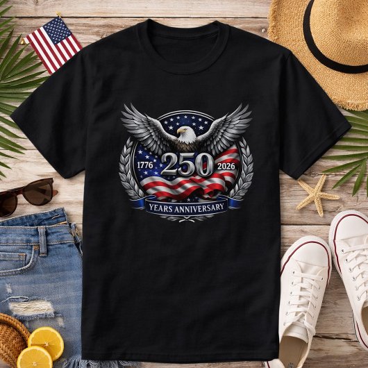 Patriotic Silver Wings of Freedom T-Shirt