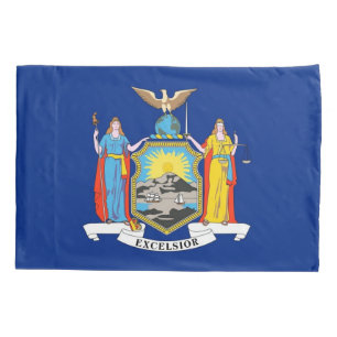 Patriotic Single Pillowcase Fahne in New York, USA Kissenbezug