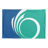 Patriotic Single Pillowcase with flag of Ottawa Kissenbezug (Rückseite)