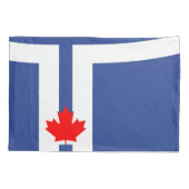Patriotic Single Pillowcase with flag of Toronto Kissenbezug (Rückseite)