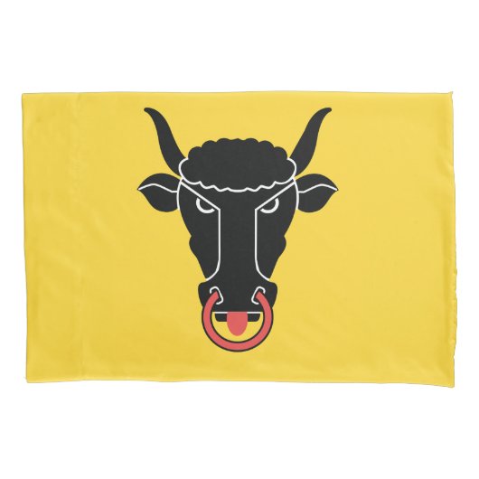 Patriotic Single Pillowcase with flag of Uri Kissenbezug (Vorderseite)